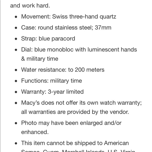 Victorinox Swiss Army paracord watch - Picture 8 of 8